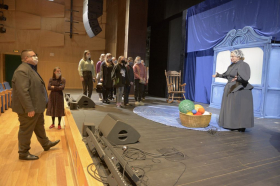 15 марта 2021 года - Экскурсия для учащихся Детской театральной школы в театр кукол г. Мурманска